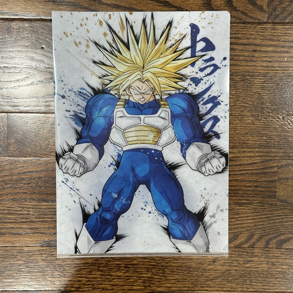 Dragon Ball Z Ultimate Evolution Trunks File Folder Rare Bandai